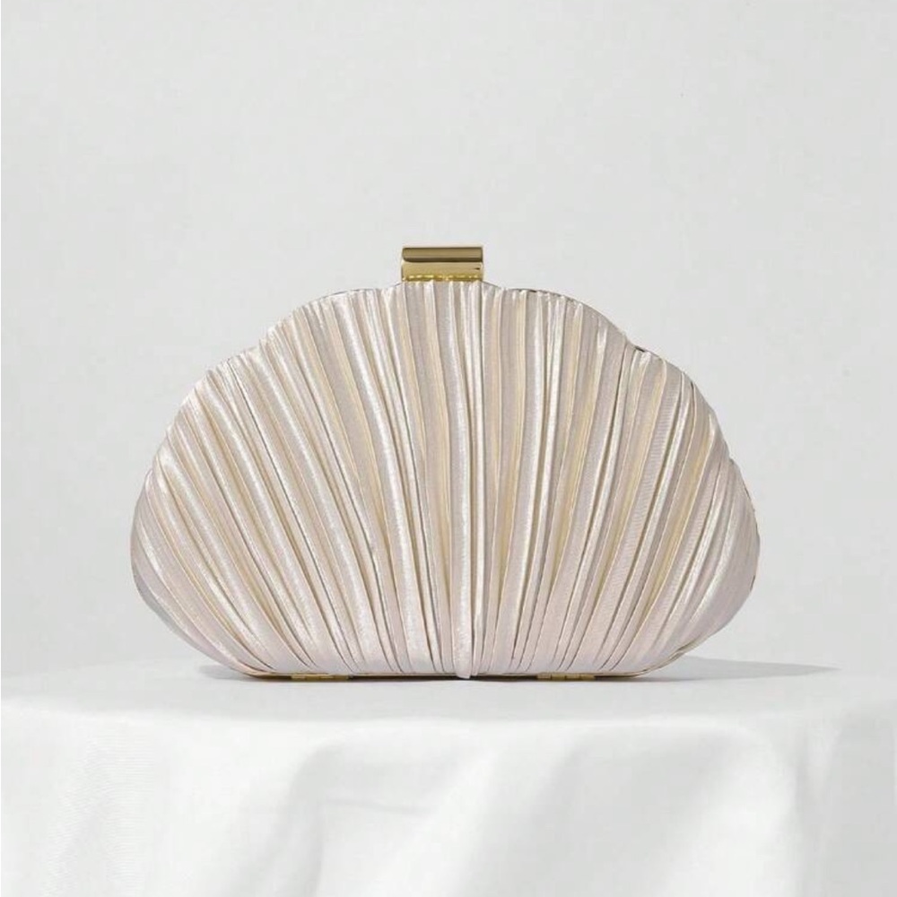 Elegant Cream Clutch Bag